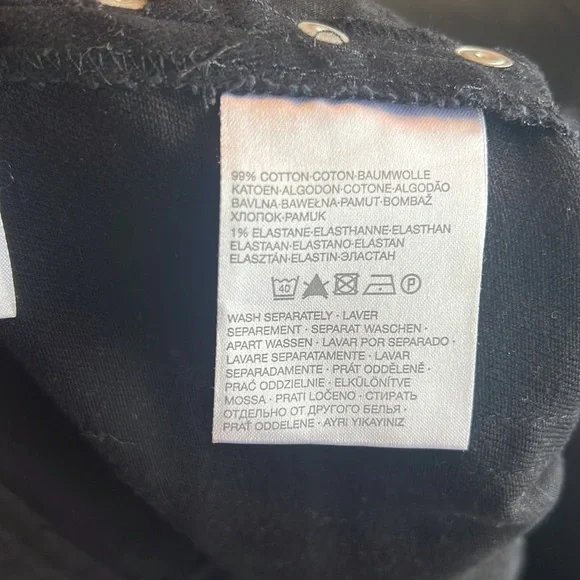 Clockhouse Black Mid Rise Straight Sequins Detailed Jeans Size EU 42 - Picture 12 of 16